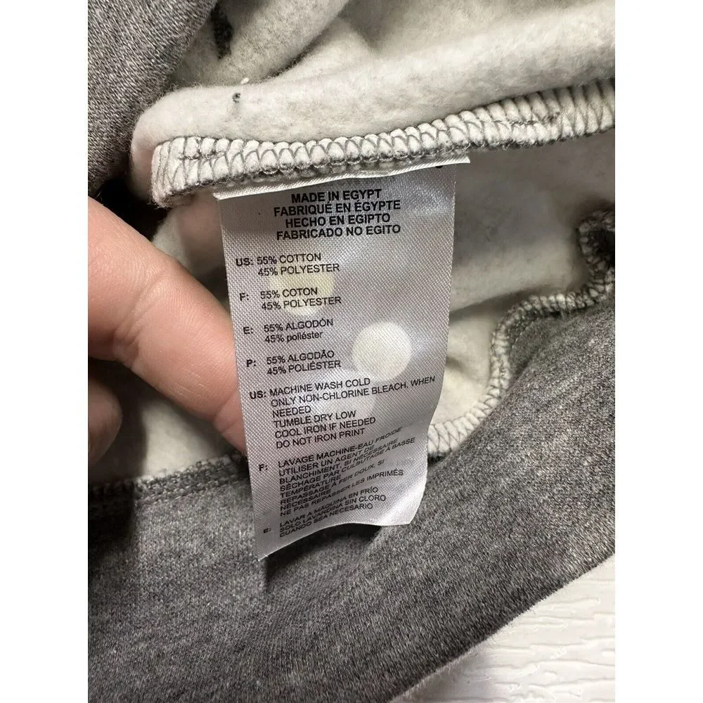 NWT Adidas Golf Grey White Fleece‎ Hoodie Sweatshirt ADVR0801 Men's Size M